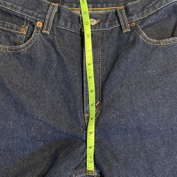 Vintage Levi 550 Relaxed Fit Tapered Leg High Waisted Dark Wash Mom Jeans-28X28 - Picture 10 of 16
